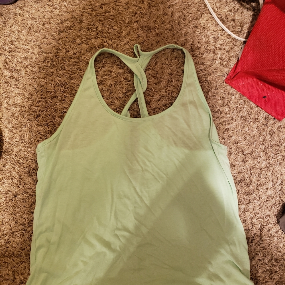 ZYIA Light Green Twist and Flow Tank